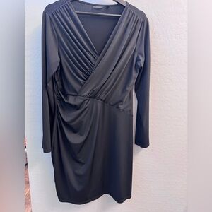 APT 9 Black Draped Dress